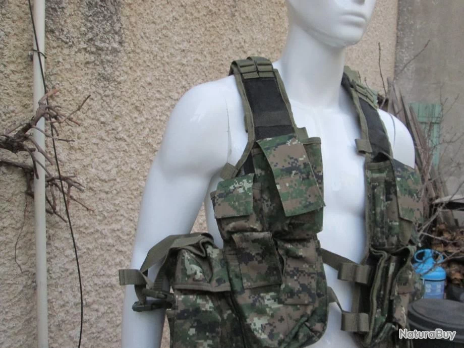 Veste De Combat Fosco Industry Digital Camo Vert 5 Veste De Combat Fosco Industry Digital Camo Vert – Image 3