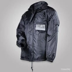 Coupe Vent City Guard Doublé Polaire SECURITE NOIR