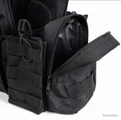 Gilet Porte Plaque Noir - Arma Protec -L'équipement tactique est un véritable gagnant. 00004 Gilet porte plaque Noir Arma Protec