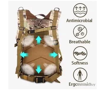 Sac A Dos Militaire Sac A Dos Tactique 35L Armée Sac À Dos Molle Assaut Pack Tactique Combat 6 Sac A Dos Militaire Sac A Dos Tactique 35L Armée Sac À Dos Molle Assaut Pack Tactique Combat – Image 4