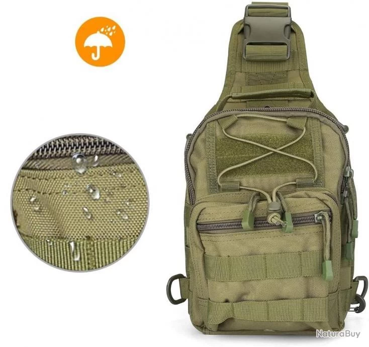 Sac à Dos Tactique Militaire Multifonction Randonnée Pêche Chasse Camping Outdoor Escalade Vert 6 Sac à Dos Tactique Militaire Multifonction Randonnée Pêche Chasse Camping Outdoor Escalade Vert – Image 4