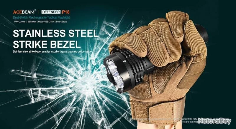 Lampe Torche Acebeam P18 - 5000 Lumens - 629 Mètres De Portée 7 Lampe Torche Acebeam P18 - 5000 Lumens - 629 Mètres De Portée – Image 5