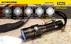 Lampe Torche Nitecore EC25 - 960 Lumens (Occasion) -L'équipement tactique est un véritable gagnant. 00005 Lampe torche Nitecore EC25 960 Lumens Occasion