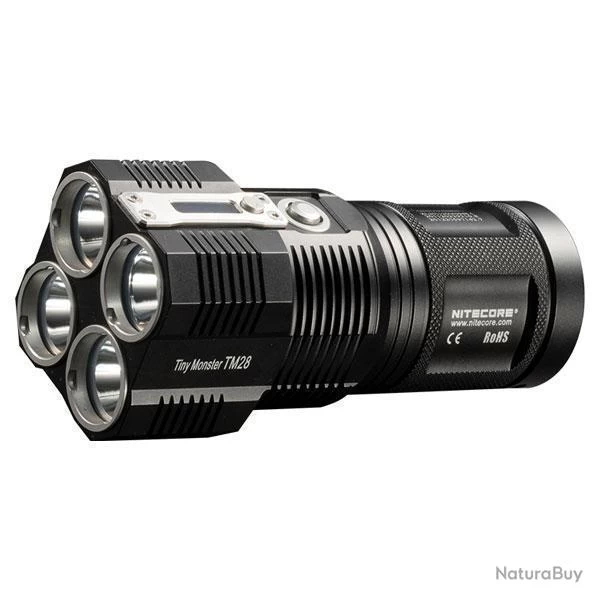 Lampe Torche TM28 6000 Lm Nitecore (sans Pile) - Noir 3 Lampe Torche TM28 6000 Lm Nitecore (sans Pile) - Noir