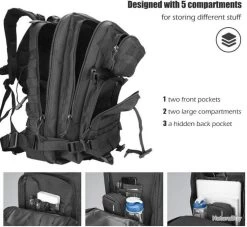 Sac à Dos Militaire Sac à Dos Tactique Sac à Dos Multifonction 35L Grand Volume Pour Trekking Rando -L'équipement tactique est un véritable gagnant. 00005 Sac a Dos Militaire Sac a Dos Tactique Sac a Dos Multifonction 35L Grand Volume pour Trekking Rando