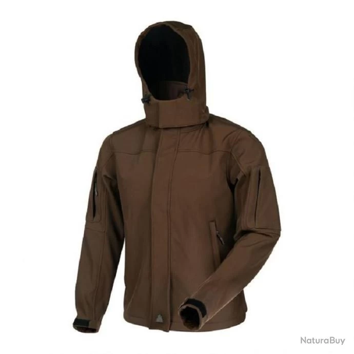 VESTE SOFTSHELL BAROUD TREX MARRON AVEC INTERIEUR POLAIRE 7 VESTE SOFTSHELL BAROUD TREX MARRON AVEC INTERIEUR POLAIRE – Image 5