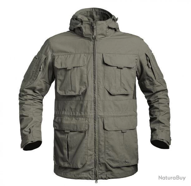 Veste Longue De Travail Fighter Beige 7 Veste Longue De Travail Fighter Beige – Image 5