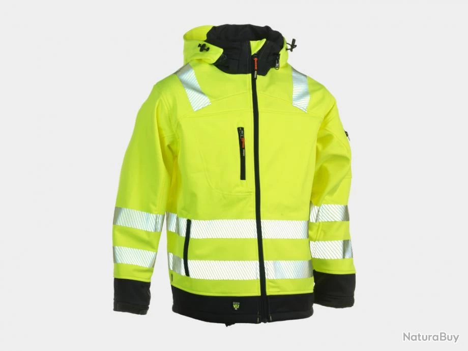 Veste Softshell Haute Visibilité HEROCK Gregor Orange 7 Veste Softshell Haute Visibilité HEROCK Gregor Orange – Image 5