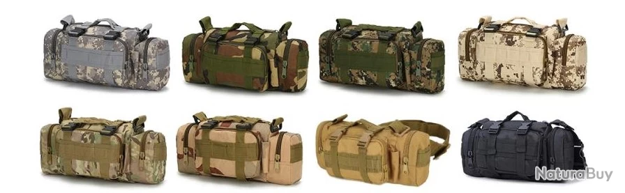 SAC MULTI USAGE ÉTANCHE ACTIVITÉ PÊCHE - CHASSE - MILITAIRE - RANDONNÉE (Couleur Camo Jungle) 8 SAC MULTI USAGE ÉTANCHE ACTIVITÉ PÊCHE - CHASSE - MILITAIRE - RANDONNÉE (Couleur Camo Jungle) – Image 6