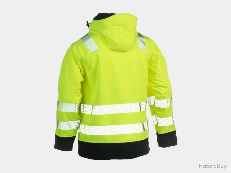 Veste Softshell Haute Visibilité HEROCK Gregor Orange 8 Veste Softshell Haute Visibilité HEROCK Gregor Orange – Image 6