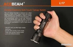 Lampe Torche Acebeam L17 - 1400 Lumens - 802 Mètres De Portée -L'équipement tactique est un véritable gagnant. 00007 Lampe Torche Acebeam L17 1400 Lumens 802 metres de portee