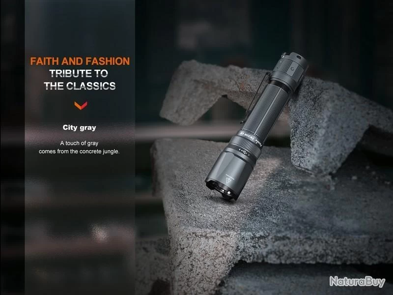 Lampe Torche Tactique Fenix TK20R UE Gris - 2800 Lumens - Rechargeable 9 Lampe Torche Tactique Fenix TK20R UE Gris - 2800 Lumens - Rechargeable – Image 7