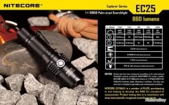 Lampe Torche Nitecore EC25 - 960 Lumens (Occasion) -L'équipement tactique est un véritable gagnant. 00007 Lampe torche Nitecore EC25 960 Lumens Occasion