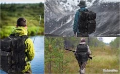 Sac à Dos Tactique Militaire 45L Chasse Pêche Randonnée Camping Escalade Camouflage Noir -L'équipement tactique est un véritable gagnant. 00007 Sac a Dos Tactique Militaire 45L Chasse Peche Randonnee Camping Escalade Camouflage Noir