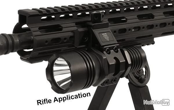 Torche 200 Lumens Avec Anneau Picatinny - UTG Leapers 5 Torche 200 Lumens Avec Anneau Picatinny - UTG Leapers – Image 3