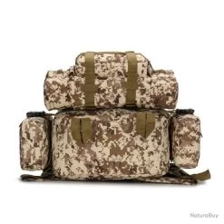 Grand Sac à Dos 55L Tactique Militaire Multifonction Kaki Pour Randonnée Camping Chasse Neuf -L'équipement tactique est un véritable gagnant. 00008 Grand Sac a Dos 55L Tactique Militaire Multifonction Noir pour Randonnee Camping Chasse Neuf