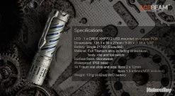 Lampe Torche Acebeam E70 TI Titane - 4000 Lumens - 220 Mètres De Portée 17 Lampe Torche Acebeam E70 TI Titane - 4000 Lumens - 220 Mètres De Portée -L'équipement tactique est un véritable gagnant. 00008 Lampe Torche Acebeam E70 TI Titane 4000 Lumens 220 metres de portee