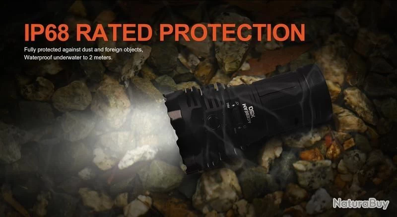 Lampe Torche Acebeam X50 2.0 - 45000 Lumens - Rechargeable - 871 Mètres De Portée 10 Lampe Torche Acebeam X50 2.0 - 45000 Lumens - Rechargeable - 871 Mètres De Portée – Image 8