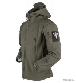 Veste à Capuche Militaire Imperméable Ultra Résistante Coupe Vent Camping Randonnée Chasse Noir Camo -L'équipement tactique est un véritable gagnant. 00008 Veste a Capuche Militaire Impermeable Ultra Resistante Coupe Vent Camping Randonnee Chasse Noir Camo