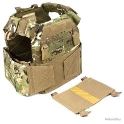 Gilet Porte-plaques Kinetic Avec Plaque Cummerbund Bulldog Tactical - Vert Olive - M (76 - 99 Cm) - -L'équipement tactique est un véritable gagnant. 00009 Gilet porte plaques Kinetic avec plaque Cummerbund Bulldog Tactical Vert olive M 76 99 cm