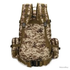 Grand Sac à Dos 55L Tactique Militaire Multifonction Kaki Pour Randonnée Camping Chasse Neuf -L'équipement tactique est un véritable gagnant. 00009 Grand Sac a Dos 55L Tactique Militaire Multifonction Noir pour Randonnee Camping Chasse Neuf