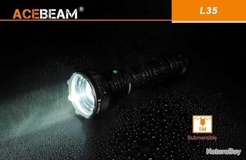 Lampe Torche Acebeam L35 - 5000 Lumens - 480 Mètres De Portée 11 Lampe Torche Acebeam L35 - 5000 Lumens - 480 Mètres De Portée – Image 9