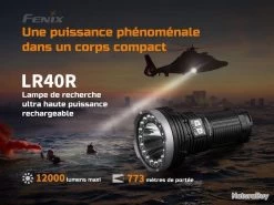 Lampe Torche Rechargeable Fenix LR40R -L'équipement tactique est un véritable gagnant. 00009 Lampe torche rechargeable Fenix LR40R