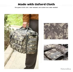 Bagage Multifonction Militaire Tactique - Toute Activité Extérieure - Modèle Camouflage Forêt -L'équipement tactique est un véritable gagnant. 00010 Bagage multifonction militaire tactique Toute activite exterieure Modele camouflage foret