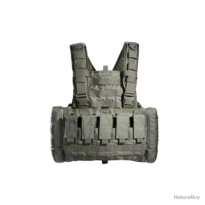 Gilet De Combat Tasmanian Tiger Chest Rig MKII M4 Brelage / Porte Plaque M16/M4 - Olive 6 Gilet De Combat Tasmanian Tiger Chest Rig MKII M4 Brelage / Porte Plaque M16/M4 - Olive – Image 4