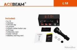 Lampe Torche Acebeam L18 - 1500 Lumens - 1000 Mètres De Portée 21 Lampe Torche Acebeam L18 - 1500 Lumens - 1000 Mètres De Portée -L'équipement tactique est un véritable gagnant. 00010 Lampe Torche Acebeam L18 1500 Lumens 1000 metres de portee