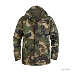 Mil-Tec Veste De Pluie Doublure Polaire Mil Tec Woodland