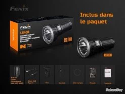 Lampe Torche Rechargeable Fenix LR40R -L'équipement tactique est un véritable gagnant. 00011 Lampe torche rechargeable Fenix LR40R