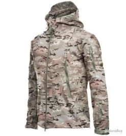 Veste à Capuche Militaire Imperméable Ultra Résistante Coupe Vent Camping Randonnée Chasse Noir Camo -L'équipement tactique est un véritable gagnant. 00011 Veste a Capuche Militaire Impermeable Ultra Resistante Coupe Vent Camping Randonnee Chasse Noir Camo