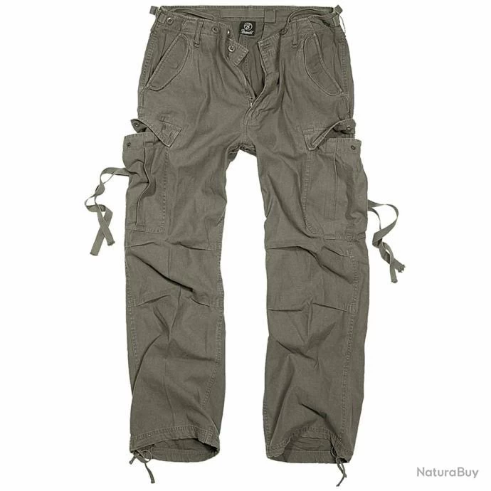 Pantalon M 65 Vintage Brandit Noir 5 Pantalon M 65 Vintage Brandit Noir – Image 3