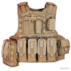 Gilet Porte-plaques MK2 Bulldog Tactical - Coyote