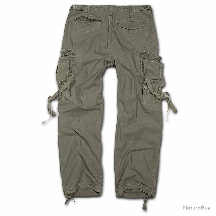 Pantalon M 65 Vintage Brandit Noir 6 Pantalon M 65 Vintage Brandit Noir – Image 4