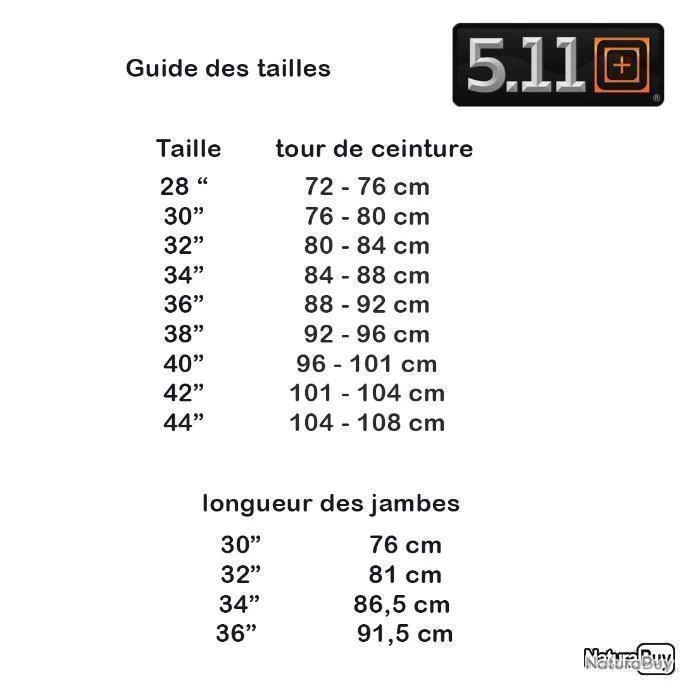 Pantalon 5.11 TACTICAL Stryke Noir 28"-32" 4 Pantalon 5.11 TACTICAL Stryke Noir 28"-32" – Image 2