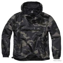 Veste Coupe Vent Windbreaker Summer Brandit Urban Noir