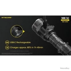 TORCHE NITECORE TINY MONSTER 9500lm TM9KTAC -L'équipement tactique est un véritable gagnant. 00023 TORCHE NITECORE TINY MONSTER 9500lm TM9K