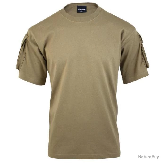 Mil-Tec T Shirt Uni Coyote Mil Tec Coyote 5 Mil-Tec T Shirt Uni Coyote Mil Tec Coyote – Image 3