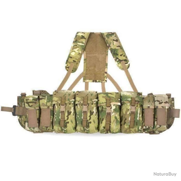 Brêlage Airborne Webbing 4 Poches No Yoke Bulldog Tactical - MTC - Set 4 (tour De Taille 89 à 114 Cm 3 Brêlage Airborne Webbing 4 Poches No Yoke Bulldog Tactical - MTC - Set 4 (tour De Taille 89 à 114 Cm