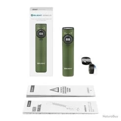 Arkfeld UV / OD Vert Olight - Lampe EDC Avec Éclairage Ultraviolet -L'équipement tactique est un véritable gagnant. 00031 Arkfeld UV OD Vert Olight Lampe EDC avec Eclairage Ultraviolet
