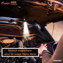 Fitorch ER20 Orange Recharge Magnétique - 1000 Lumens - 7 Cm - 1 Accus 16340 -L'équipement tactique est un véritable gagnant. 00033 Fitorch ER20 orange recharge magnetique 1000 Lumens 7 cm 1 accus 16340