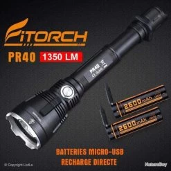 Lampe FITORCH PR40 - 1350 LM 17 Lampe FITORCH PR40 - 1350 LM -L'équipement tactique est un véritable gagnant. 00039 Lampe FITORCH PR40 1350 LM