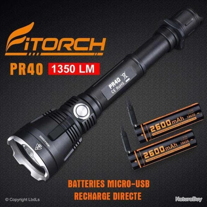 Lampe FITORCH PR40 - 1350 LM 6 Lampe FITORCH PR40 - 1350 LM – Image 4