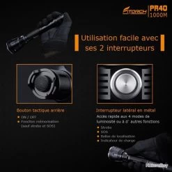 Lampe FITORCH PR40 - 1350 LM 22 Lampe FITORCH PR40 - 1350 LM -L'équipement tactique est un véritable gagnant. 00044 Lampe FITORCH PR40 1350 LM